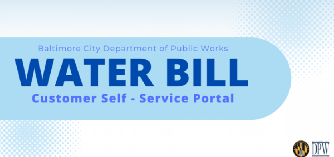 Water Bill Customer Self-service portal